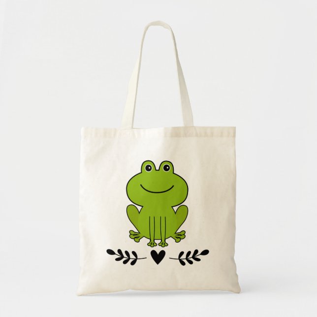 Frog Lover Geschenkidee Tragetasche (Vorne)
