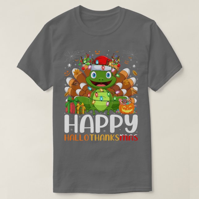 Frog Lover Halloween Weihnachtsfest Hallothanksma T-Shirt (Design vorne)