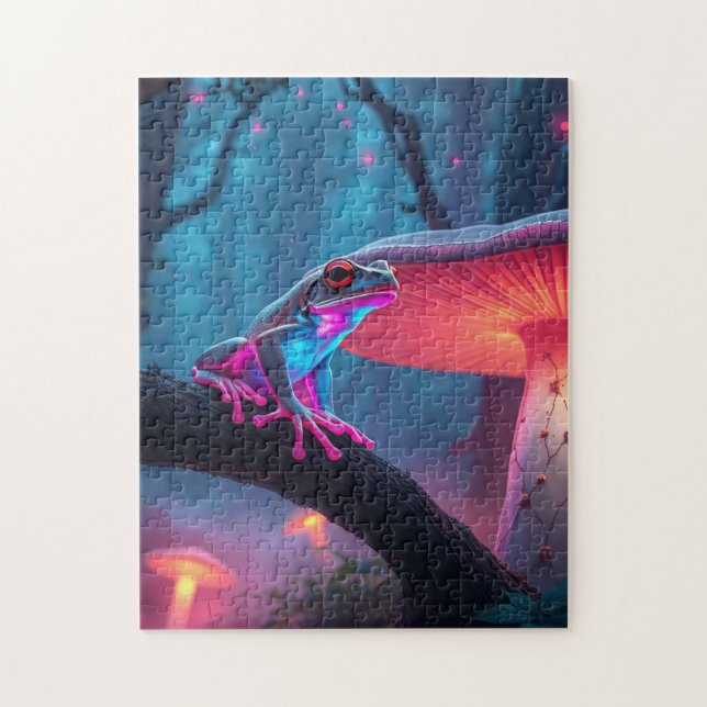 Frog Magic Mushroom Puzzle (Vertikal)