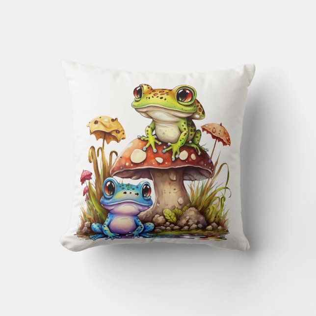 Frog Merchandise Geschenke Kissen (Vorderseite)