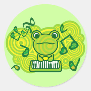 Frog_Method Runder Aufkleber