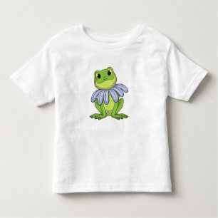 Frog mit Daisy Kleinkind T-shirt