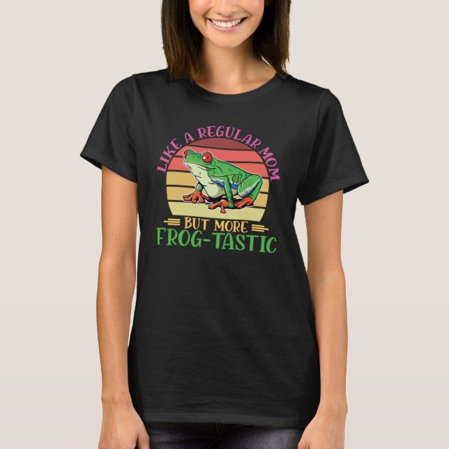 Frog Mom Red Eyed Tree Frog Agalychnis Callidryas T-Shirt (Vorderseite)