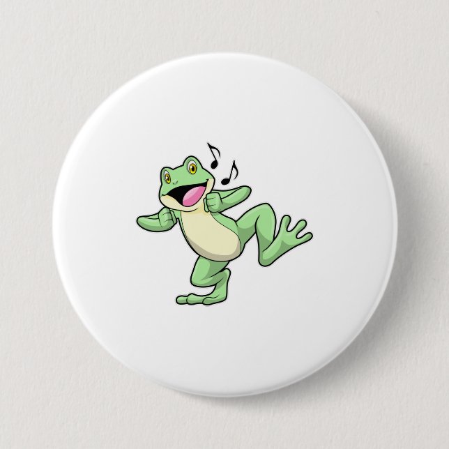 Frog Music Dance Button (Vorderseite)