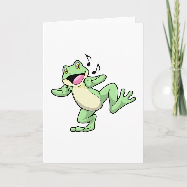 Frog Music Dance Karte (Vorderseite)