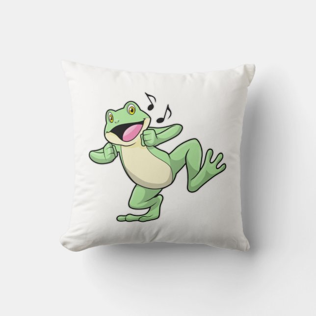 Frog Music Dance Kissen (Vorderseite)