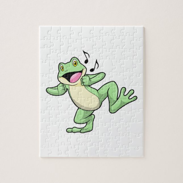 Frog Music Dance Puzzle (Vertikal)