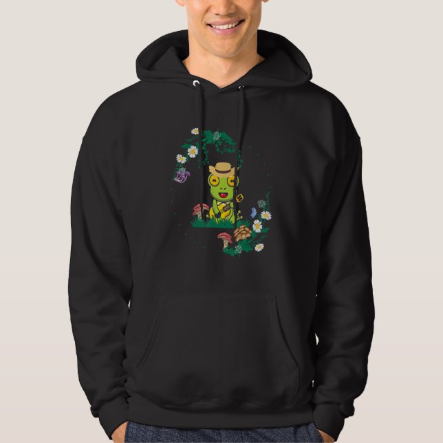Frog Naturecore Forestcore Hoodie (Vorderseite)