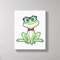 Frog Nerd Student Glasses Krawatte