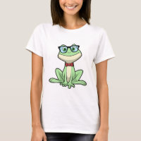 Frog Nerd Student Glasses Krawatte
