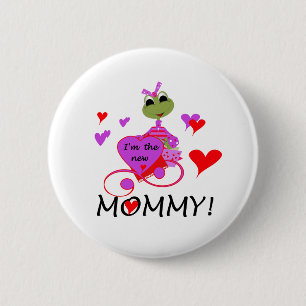 Frog New Mommy Button