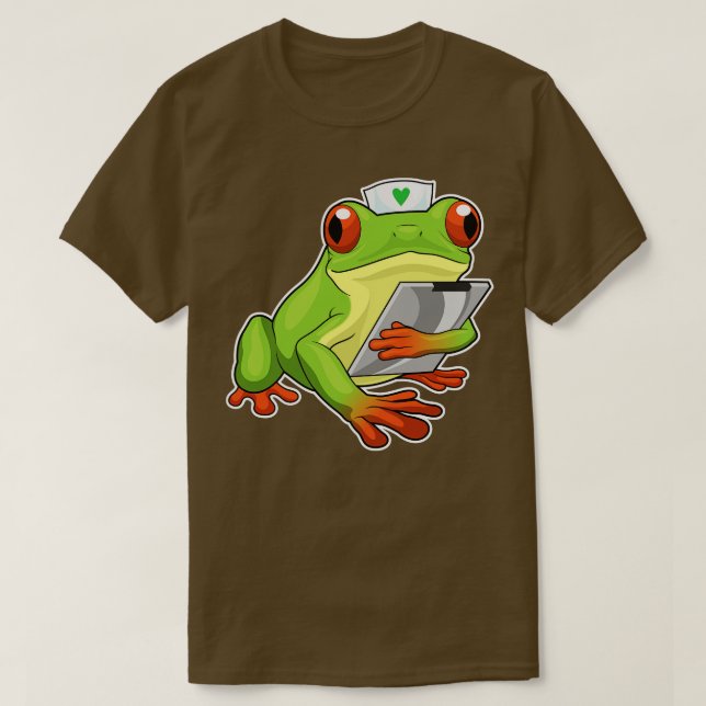 Frog Nurse T-Shirt (Design vorne)