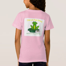 Frog on a Lily Pad Kid's Pink T-Shirt