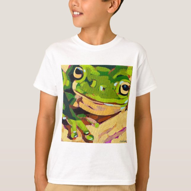 Frog Painting - Gift for Animal Lovers T-Shirt (Vorderseite)