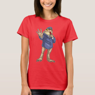 Frog Polizist Whistle Police T-Shirt