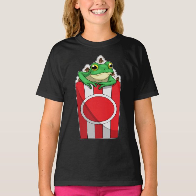 Frog Popcorn T-Shirt (Vorderseite)