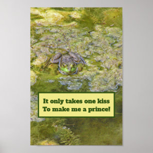 FROG POSTER/ES BRAUCHT NUR EINEN KISS, UM MICH IN POSTER