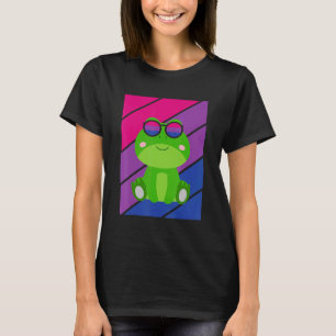 Frog Pride Bisexual Flag LGBTQ Stolz Alleinstolz S T-Shirt