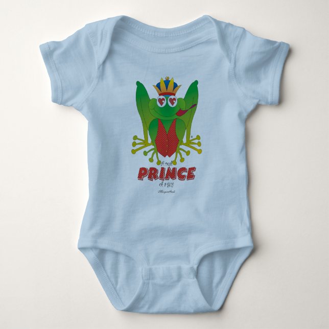 Frog Prince Baby Strampler (Vorderseite)