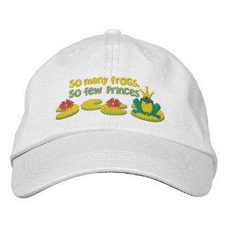 Frog Prince Bestickte Baseballkappe