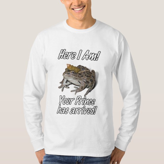 Frog Prince - "Hier bin ich" T-Shirt (Vorderseite)