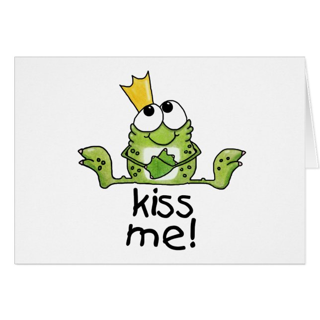 Frog Prince Kiss Me (Vorderseite (Horizontal))