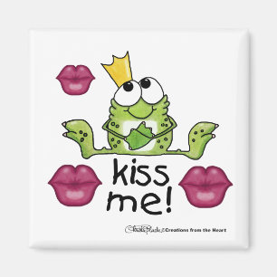 Frog Prince Kiss Me Magnet