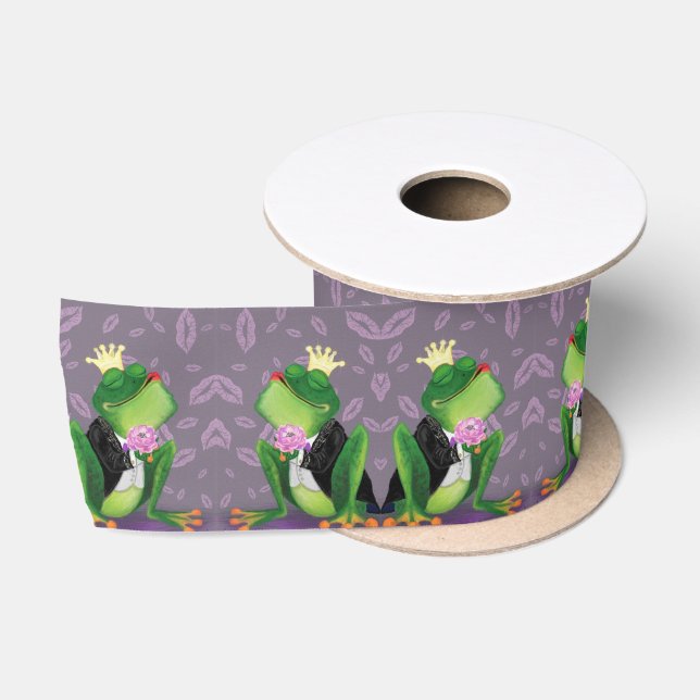 Frog Prince - Kiss Satinband (Spule)