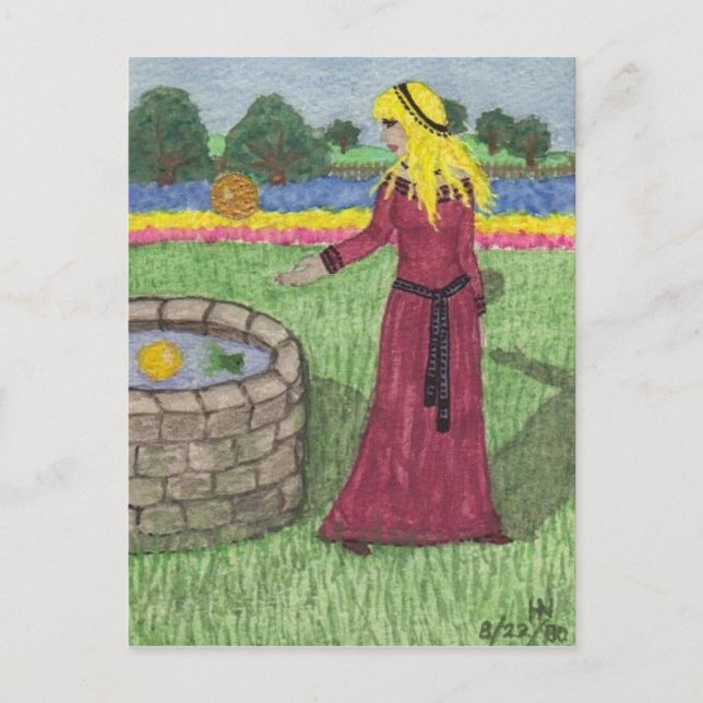 Frog Prince Postkarte (Vorderseite)