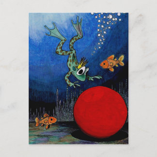 Frog Prince Postkarte