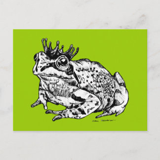 Frog Prince Postkarte