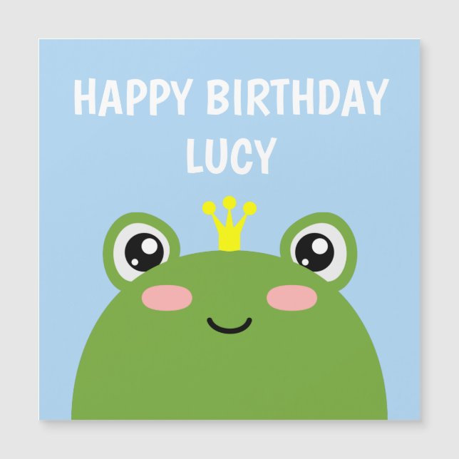 Frog Princess Magnetkarte (Vorderseite)