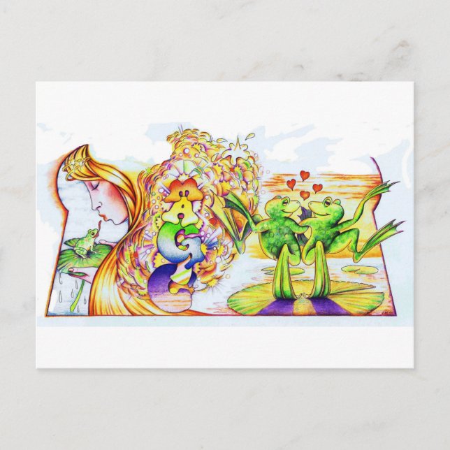 Frog Princess Postkarte (Vorderseite)