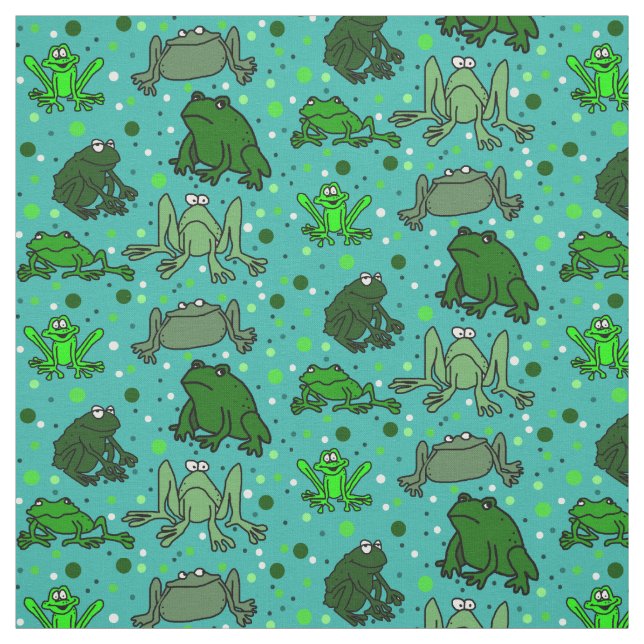 Frog Print Fabric Stoff (Muster)
