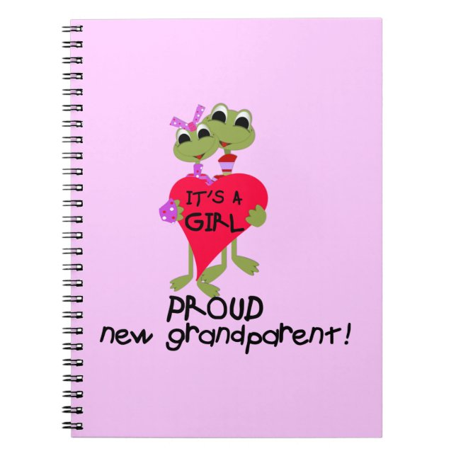 Frog Proud Grandmatt Girl Gifts Notizblock (Vorderseite)