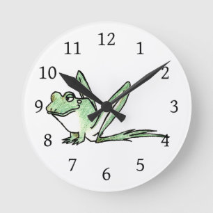 Frog Runde Wanduhr