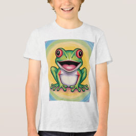 Frog’s Gentle Smile Tri-Blend Shirt