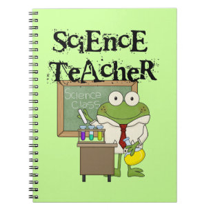 Frog Science Teacher Notizblock