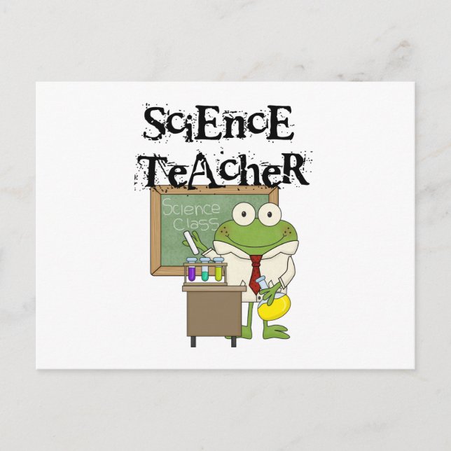 Frog Science Teacher Postkarte (Vorderseite)