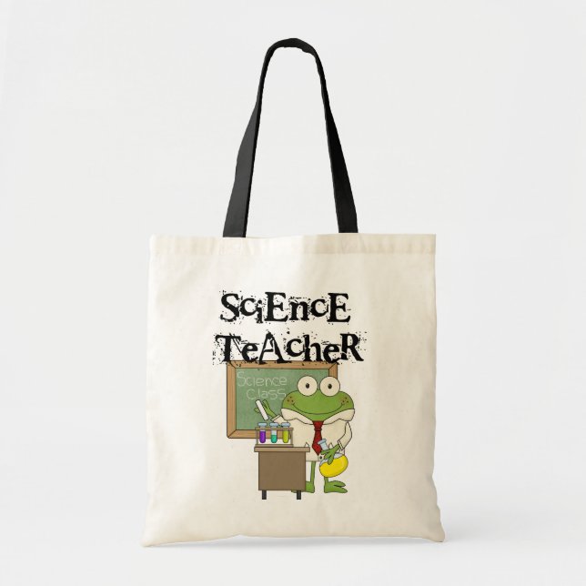 Frog Science Teacher Tragetasche (Vorne)