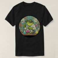 Frog Scientist Chemist - Funny Vintag Labrador Wor