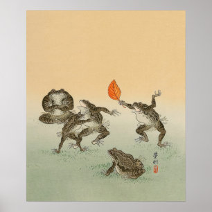 Frog Sumo - Ohara Koson Poster