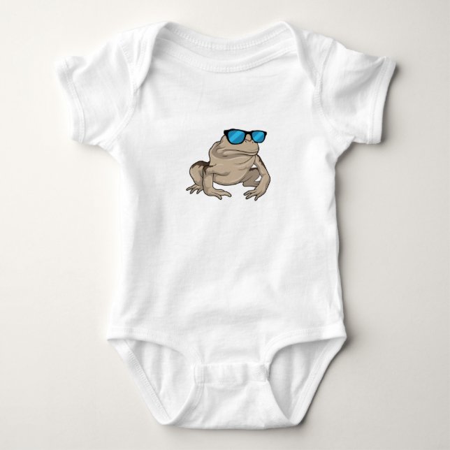 Frog Sungasse Baby Strampler (Vorderseite)