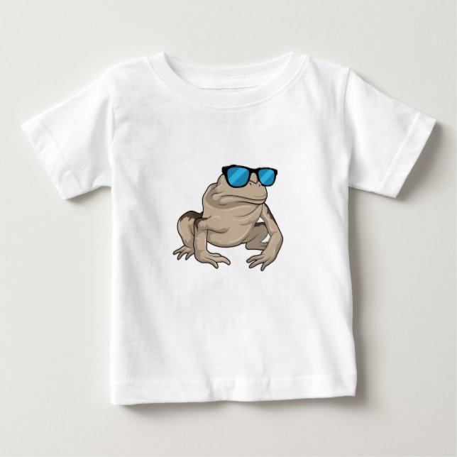 Frog Sungasse Baby T-shirt (Vorderseite)