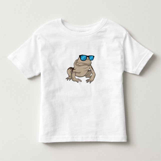 Frog Sungasse Kleinkind T-shirt (Vorderseite)