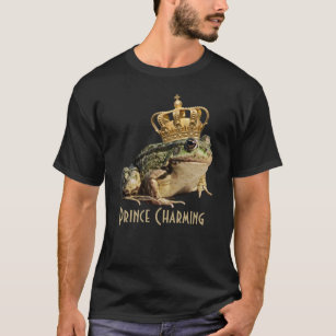Frog Tragen eines königlichen Kronprinzen Charming T-Shirt