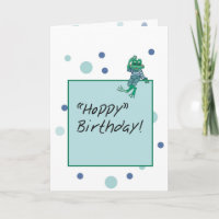 Frog trägt Jeans Geburtstag