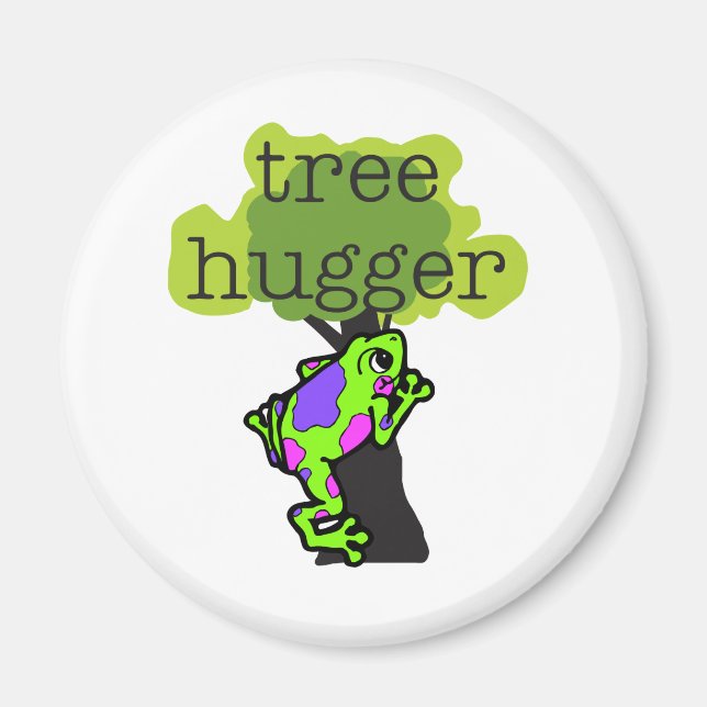Frog Tree Hugger Magnet (Vorne)