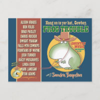 FROG TROUBLE von Sandra Boynton Postkarte