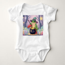 Frog Witch Baby – Kawaii Cottagecore Potion Strampler